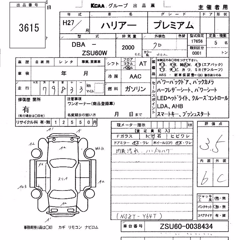 TOYOTA HARRIER