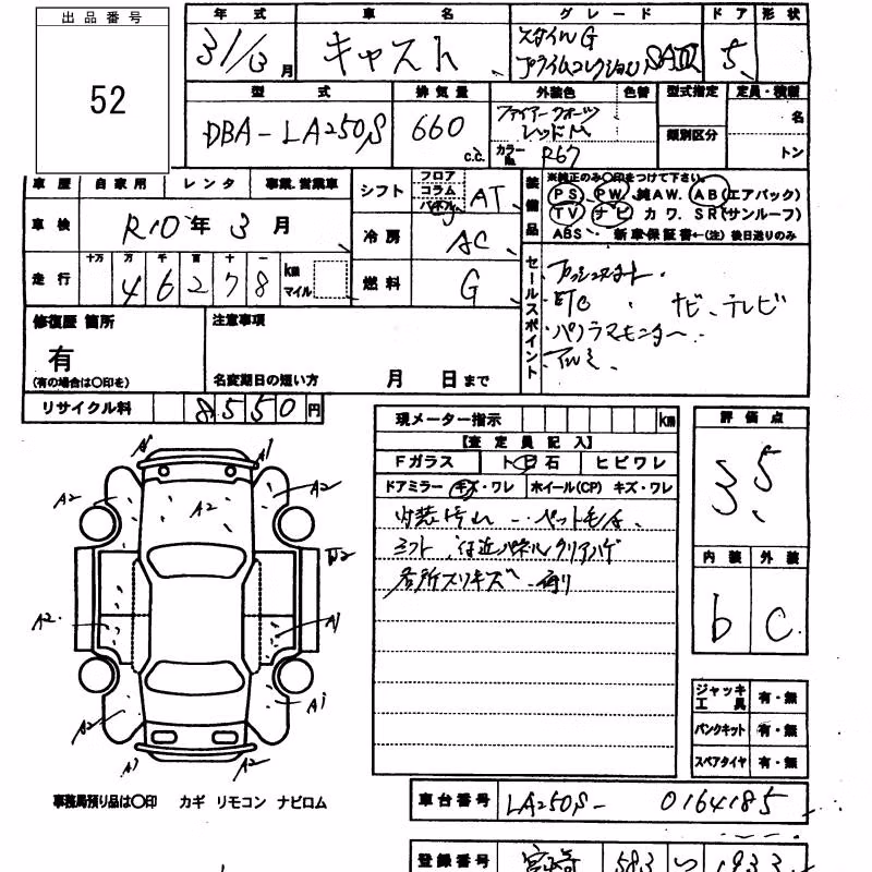 DAIHATSU CAST