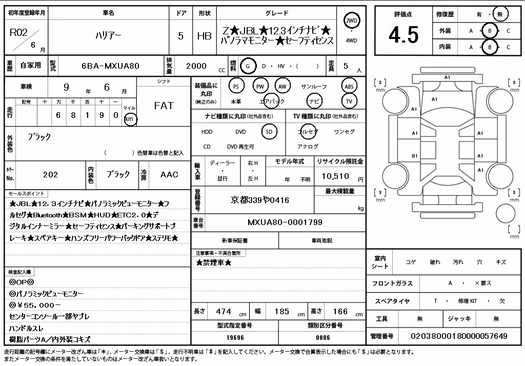 TOYOTA HARRIER