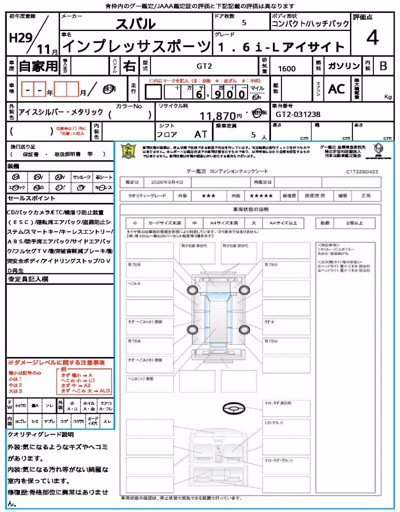 SUBARU IMPREZA