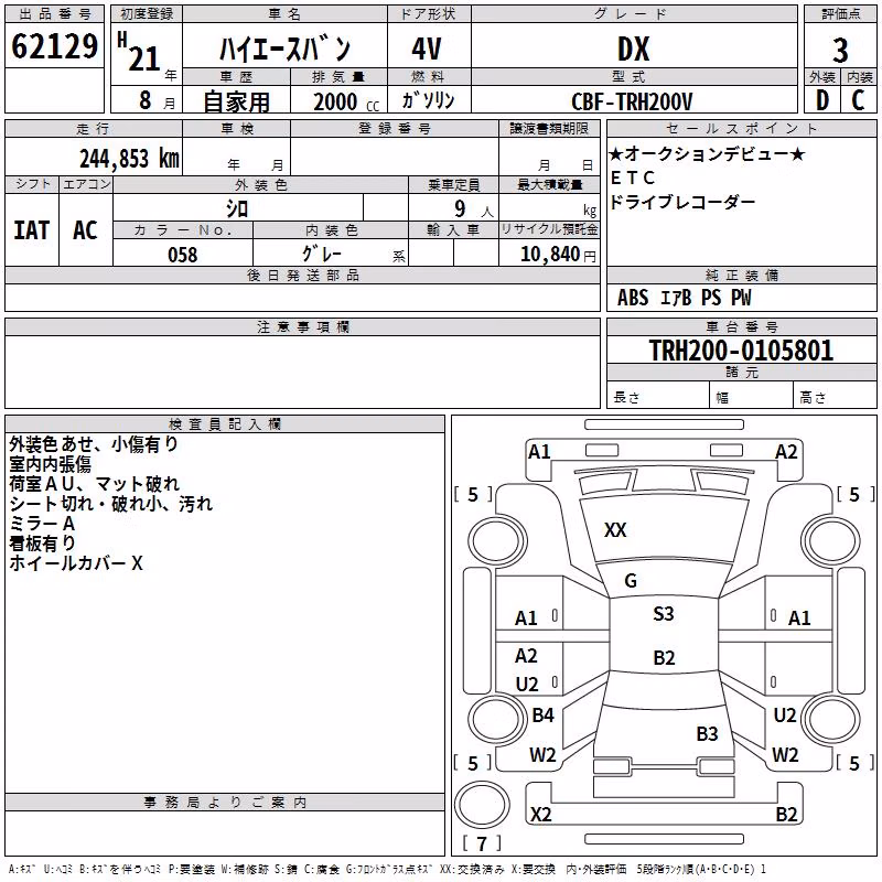 TOYOTA REGIUS ACE
