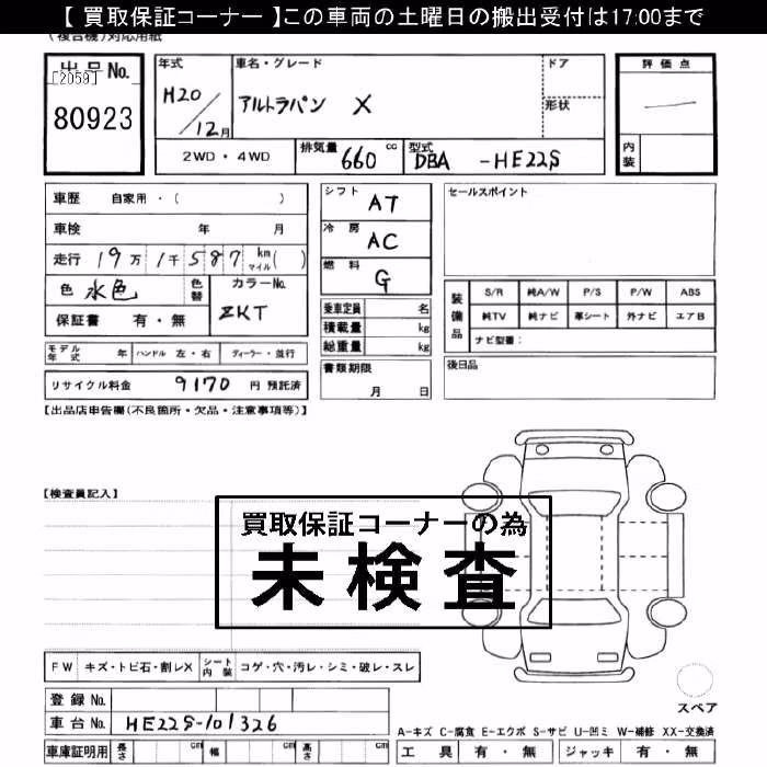 SUZUKI ALTO LAPIN