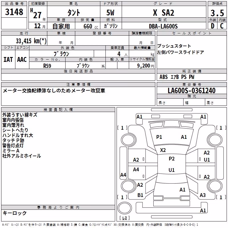DAIHATSU TANTO
