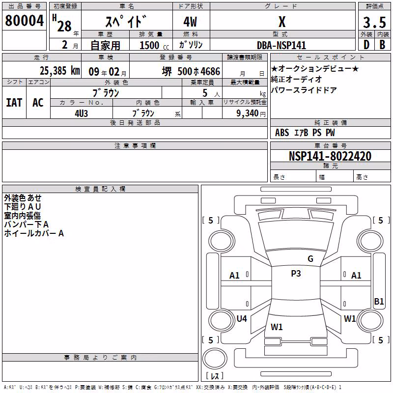 TOYOTA SPADE