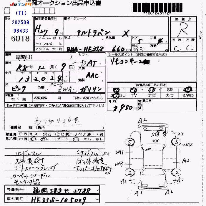 SUZUKI ALTO LAPIN