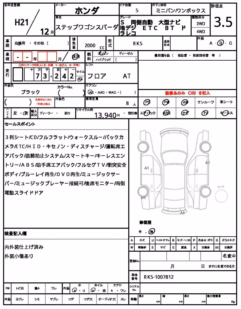HONDA STEPWGN