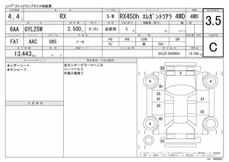 LEXUS RX450H