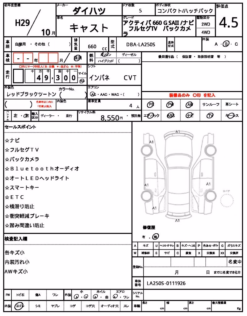 DAIHATSU CAST