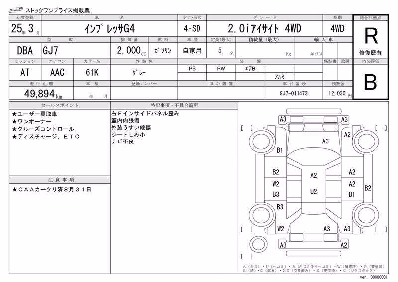 SUBARU IMPREZA