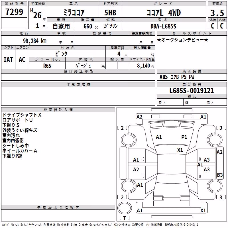 DAIHATSU MIRA COCOA