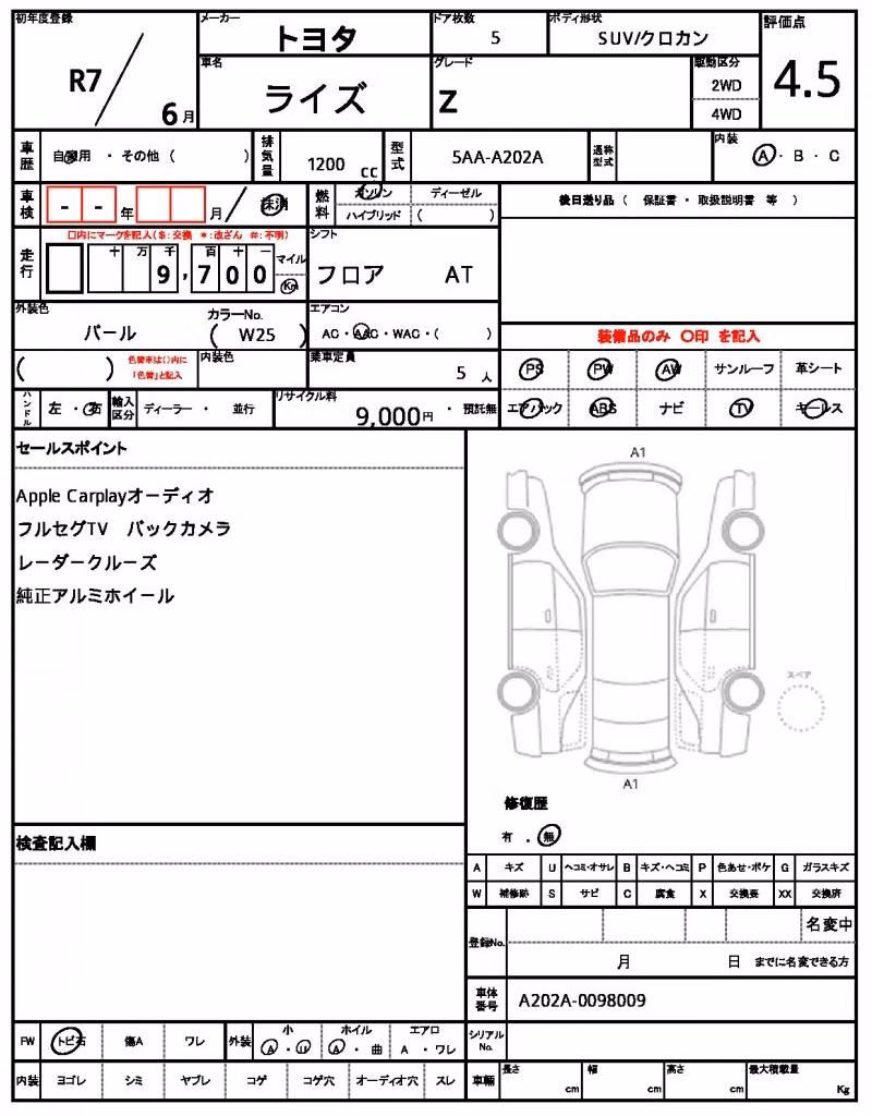 TOYOTA RAIZE