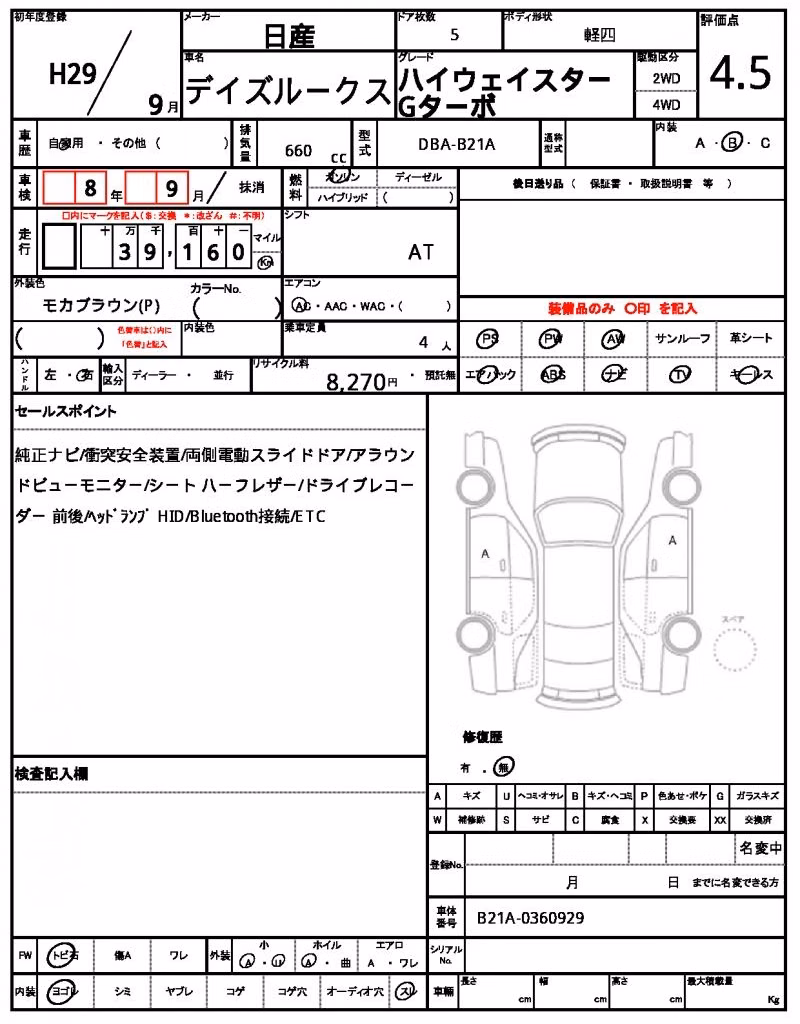 NISSAN DAYZ ROOX