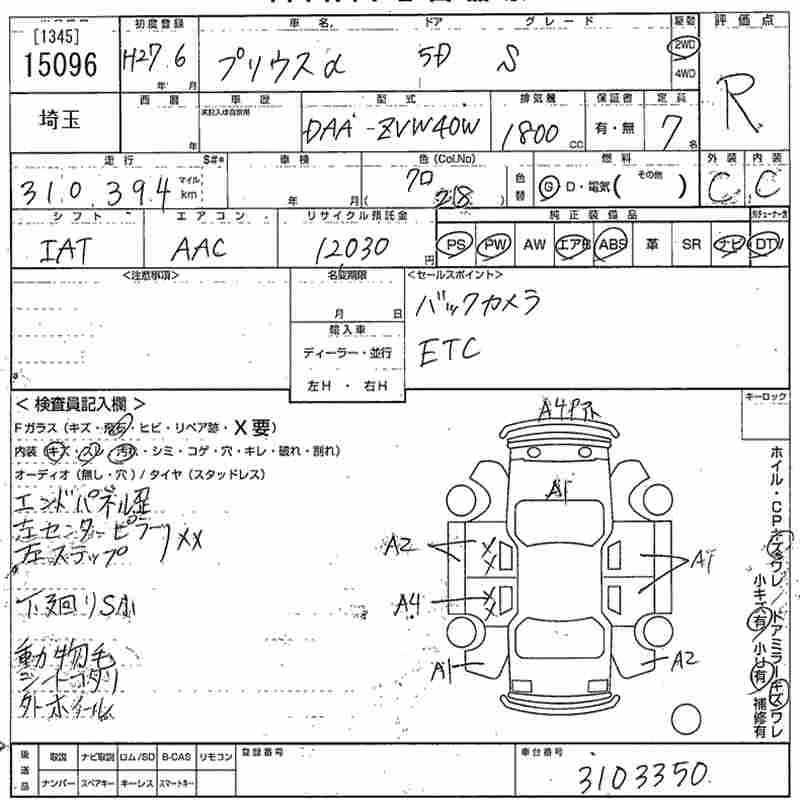 TOYOTA PRIUS ALPHA