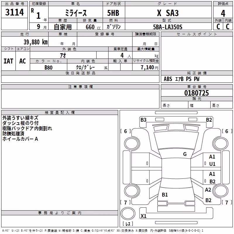 DAIHATSU MIRA E:S