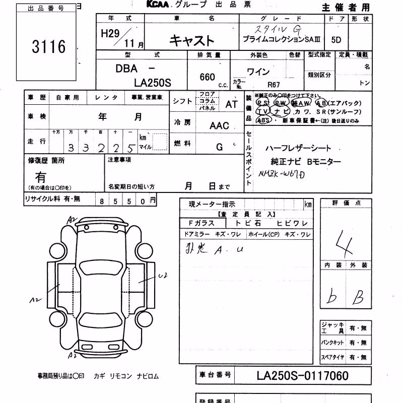 DAIHATSU CAST