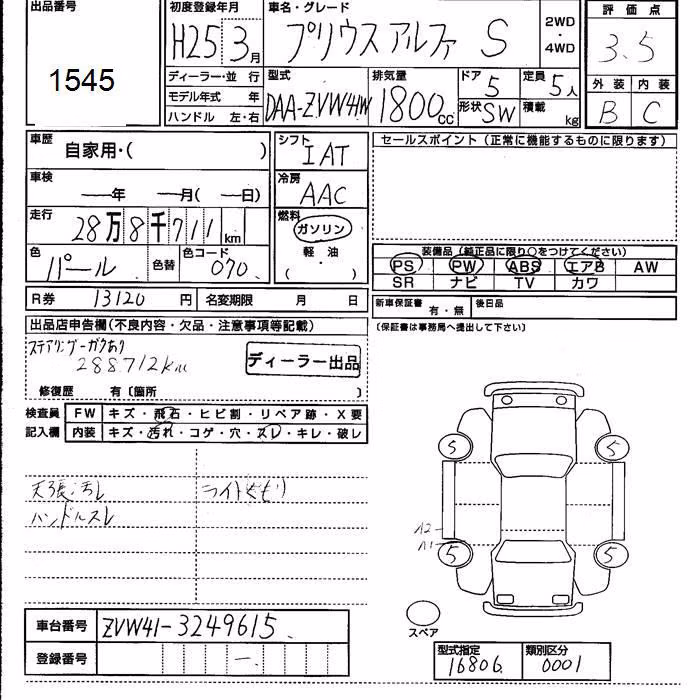TOYOTA PRIUS ALPHA