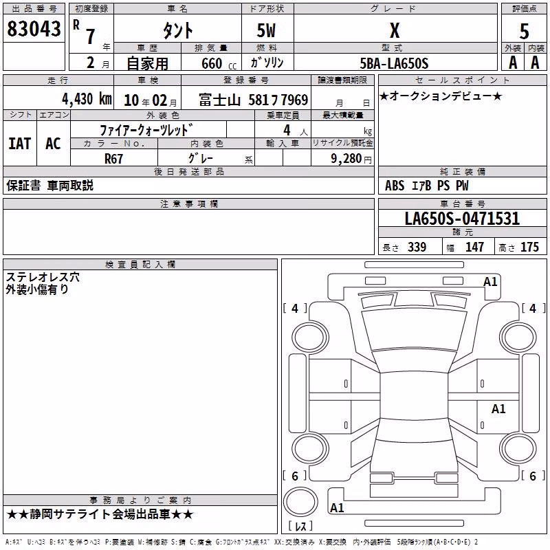DAIHATSU TANTO