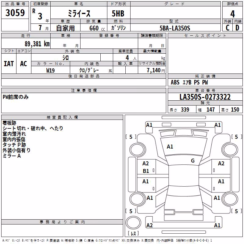 DAIHATSU MIRA E:S