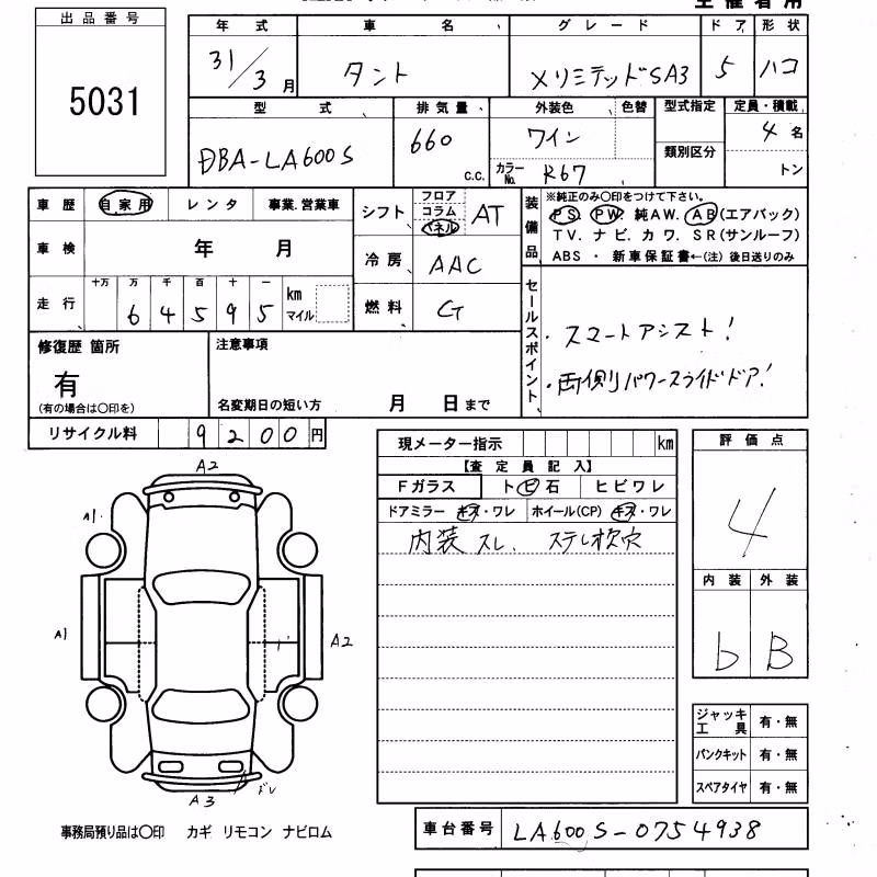 DAIHATSU TANTO