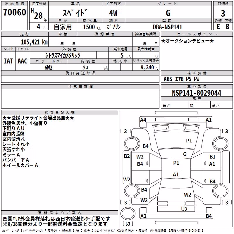TOYOTA SPADE