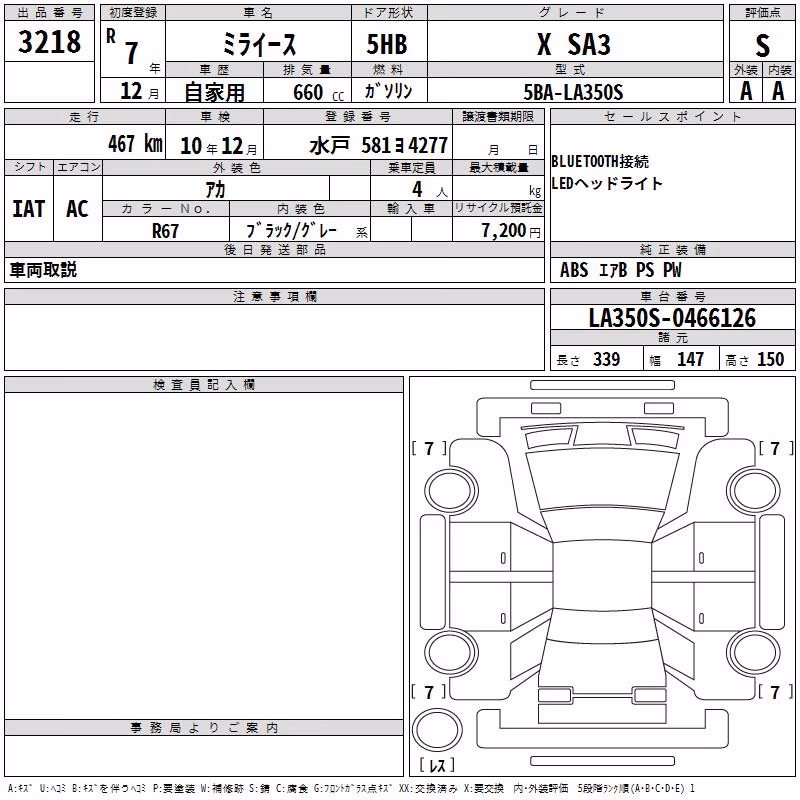 DAIHATSU MIRA E:S