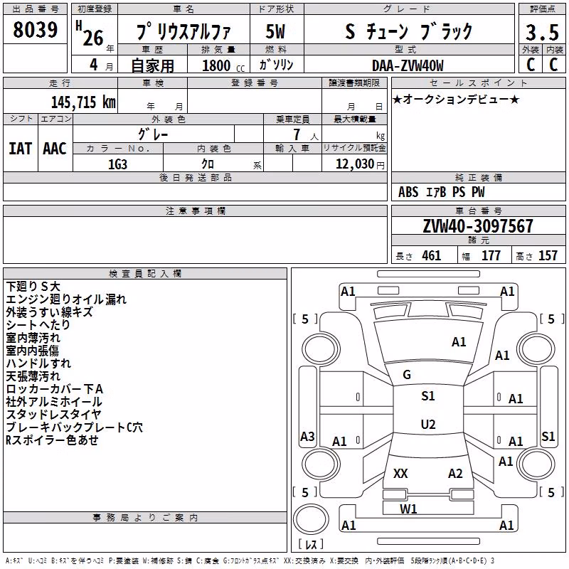 TOYOTA PRIUS ALPHA