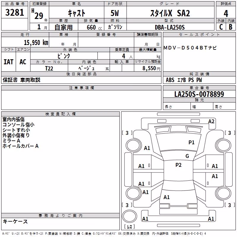 DAIHATSU CAST