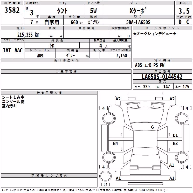 DAIHATSU TANTO