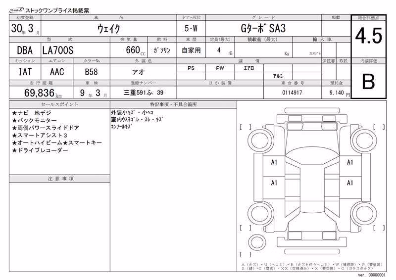 DAIHATSU WAKE