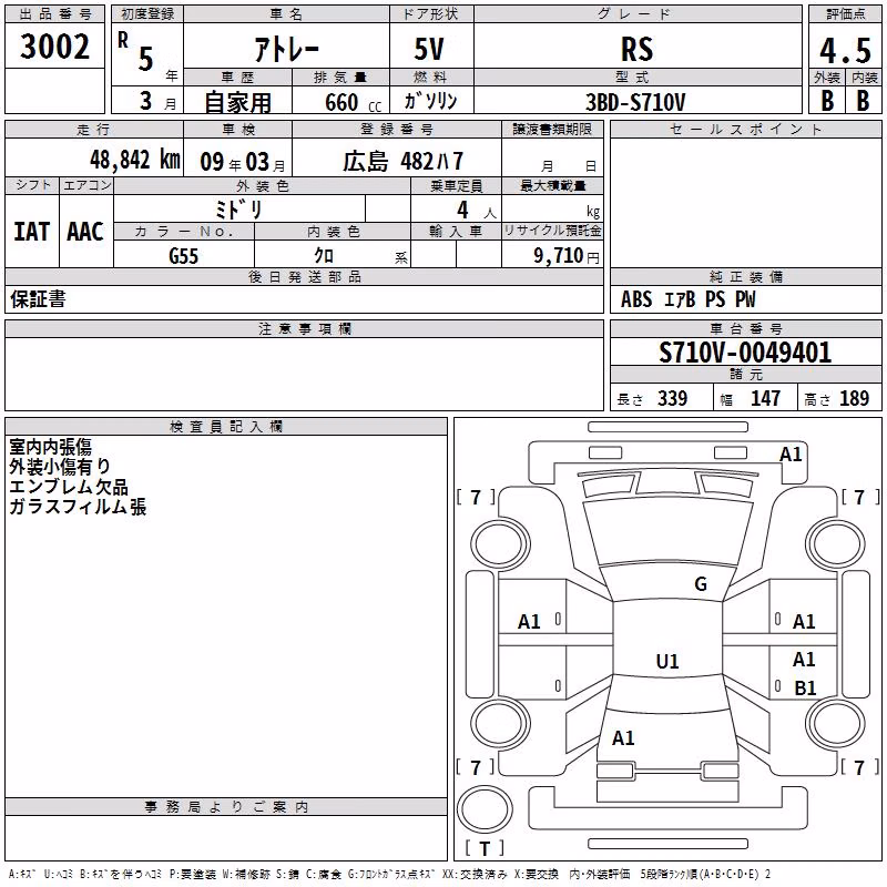 DAIHATSU ATRAI