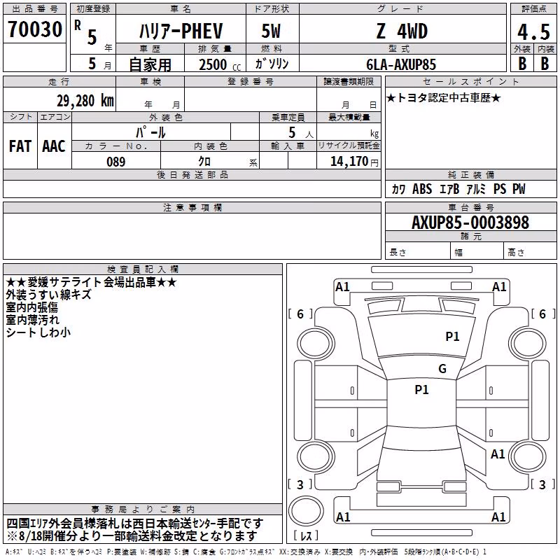 TOYOTA HARRIER