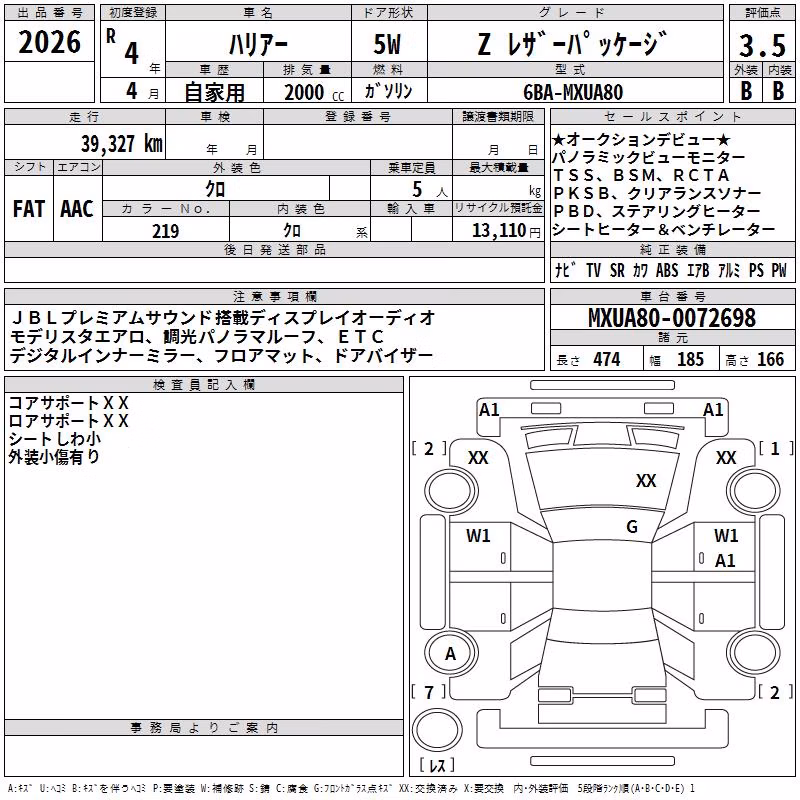 TOYOTA HARRIER