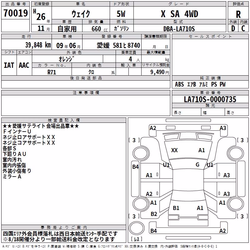 DAIHATSU WAKE