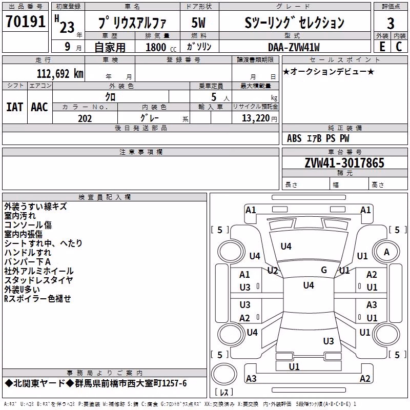 TOYOTA PRIUS ALPHA