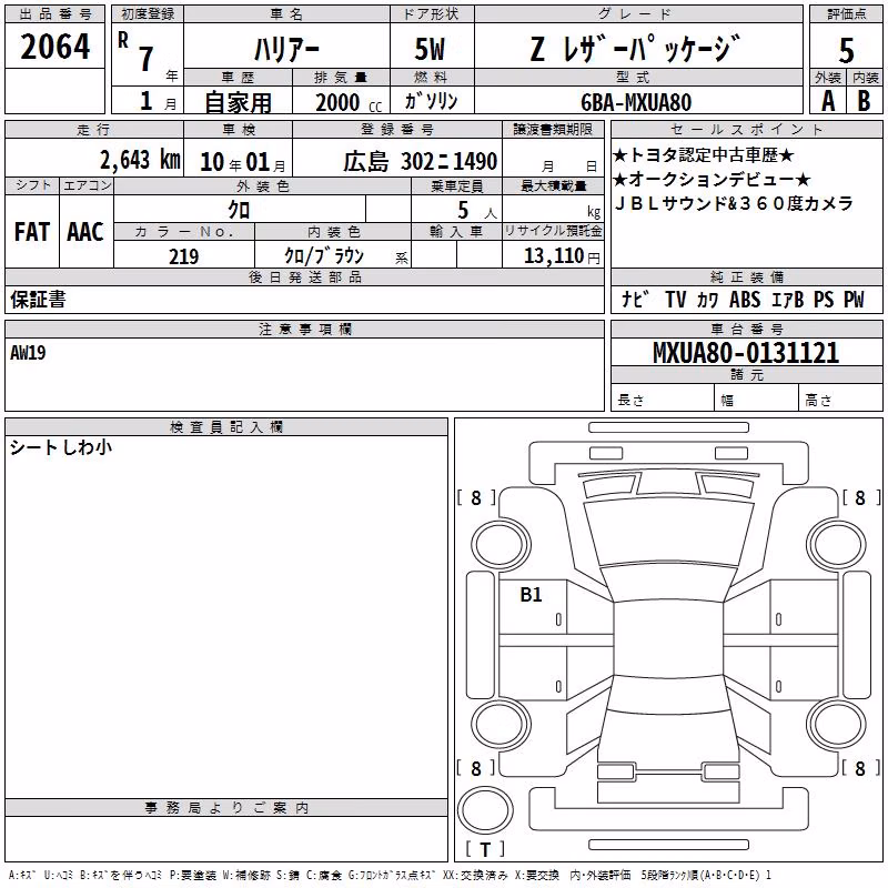 TOYOTA HARRIER