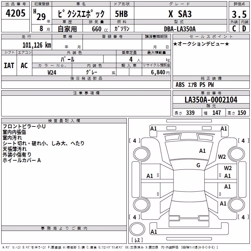 TOYOTA PIXIS EPOCH