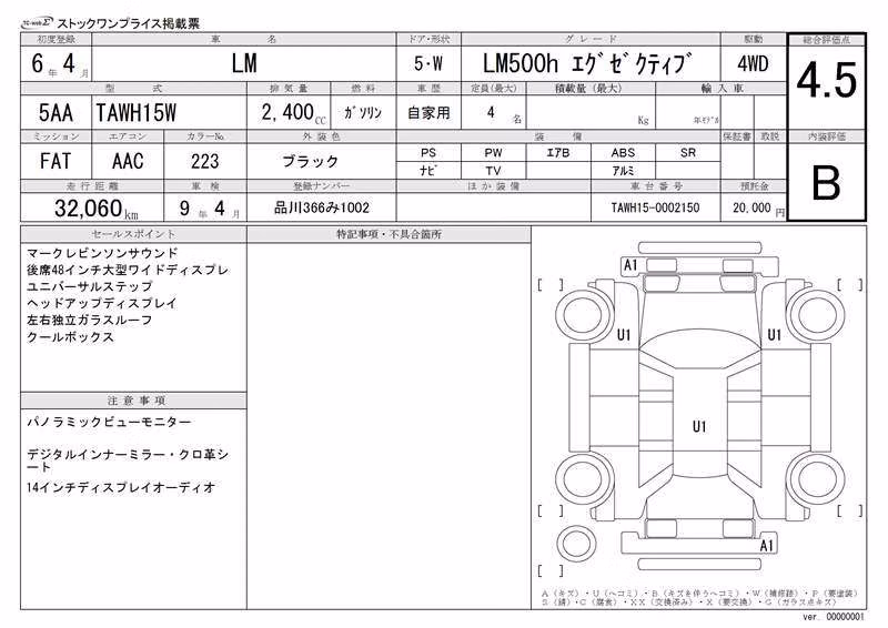 LEXUS LM500H