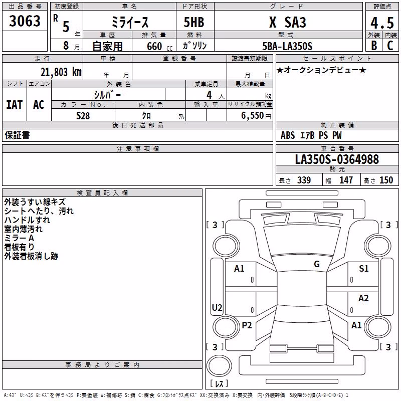 DAIHATSU MIRA E:S