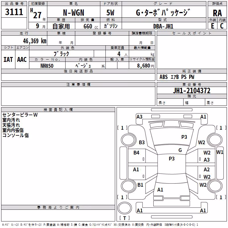 HONDA N-WGN