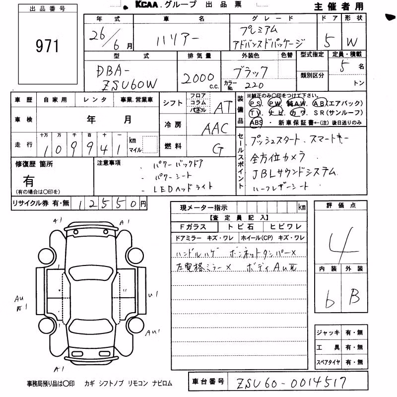 TOYOTA HARRIER
