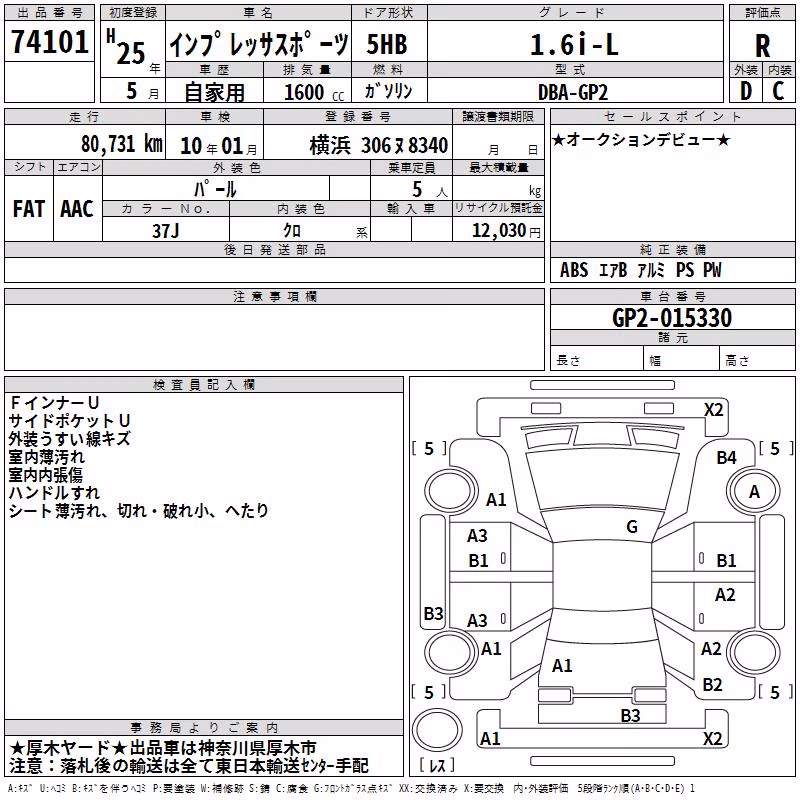 SUBARU IMPREZA
