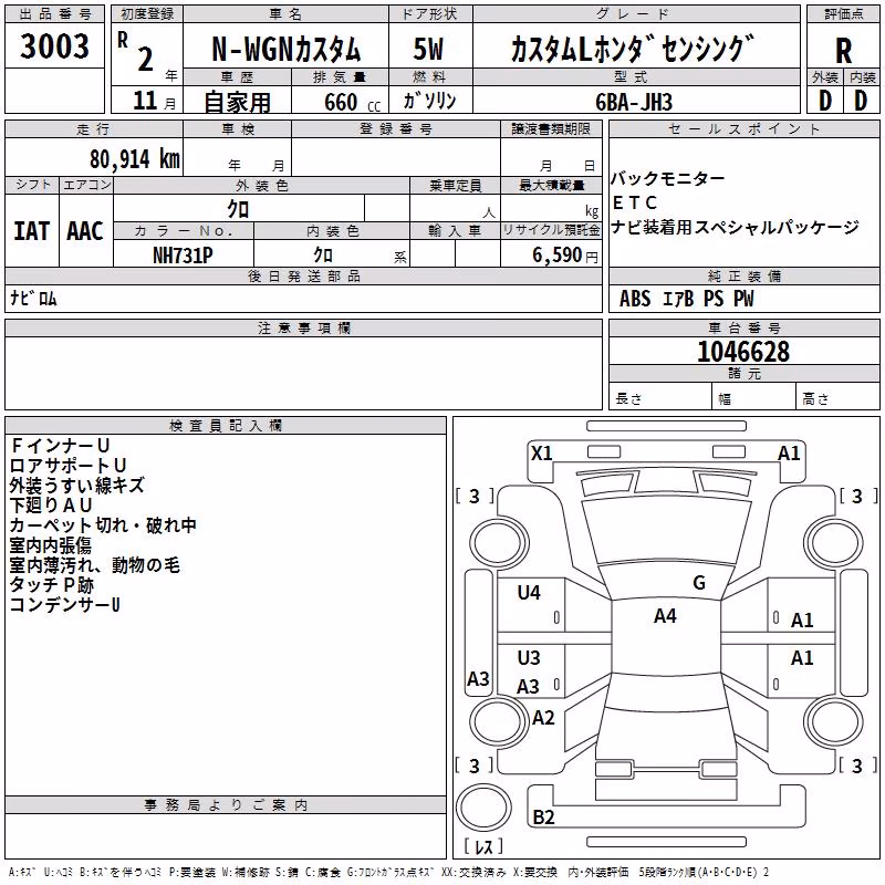 HONDA N-WGN