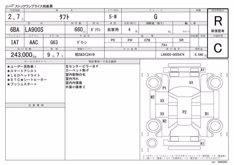 DAIHATSU TAFT