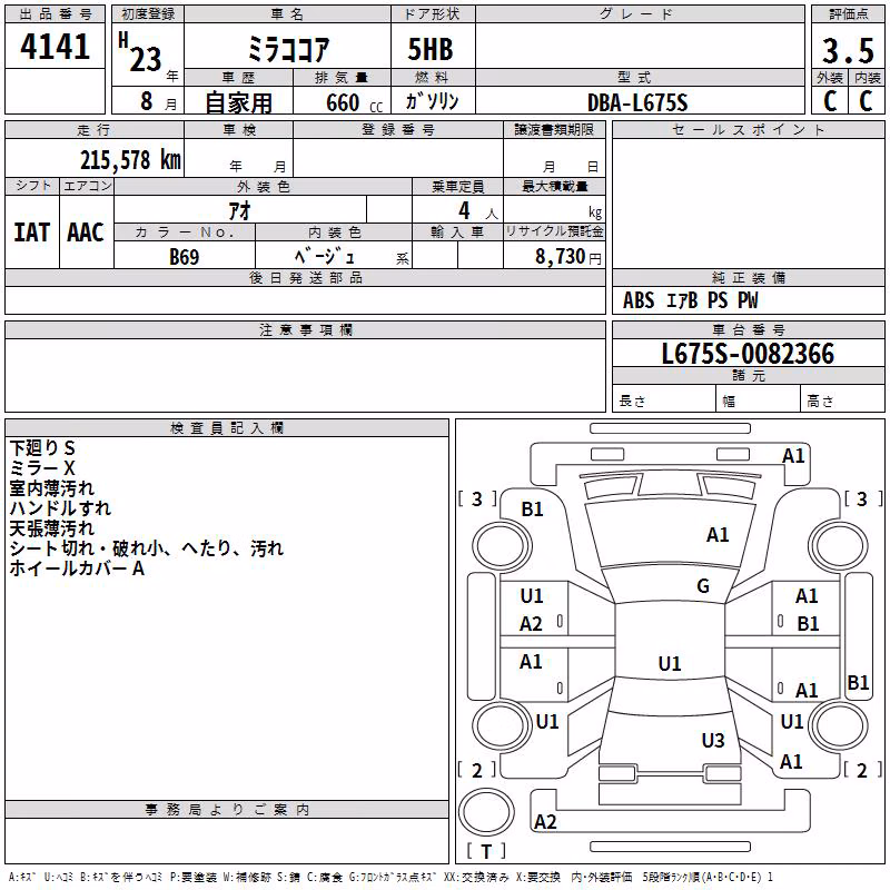 DAIHATSU MIRA COCOA