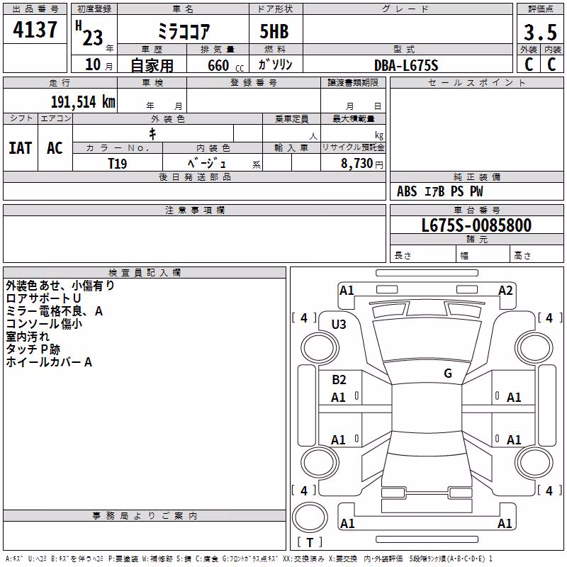 DAIHATSU MIRA COCOA