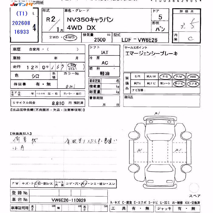 NISSAN NV350 CARAVAN
