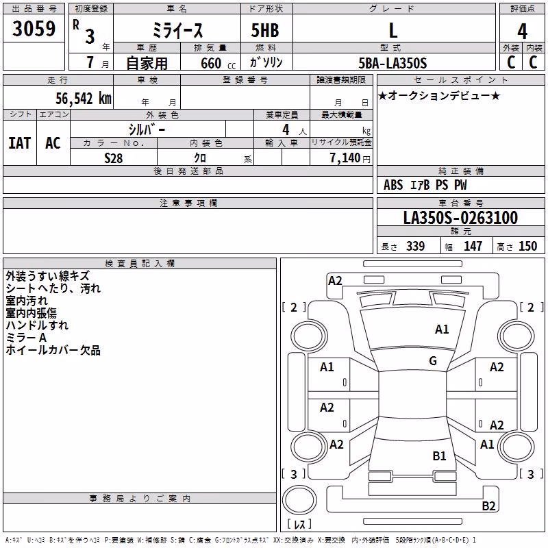 DAIHATSU MIRA E:S