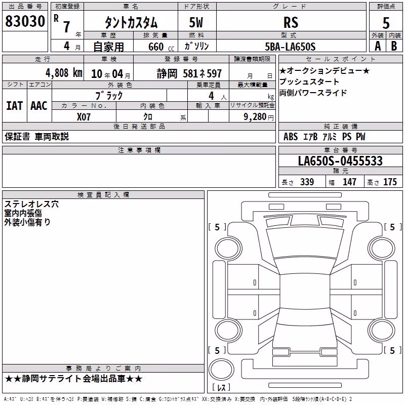 DAIHATSU TANTO
