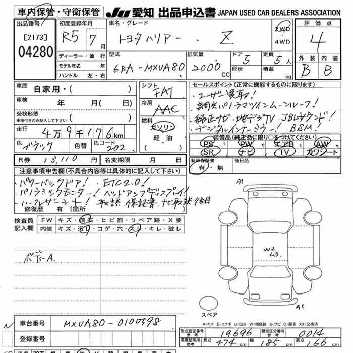 TOYOTA HARRIER