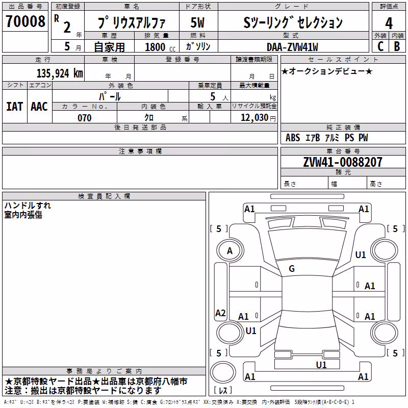 TOYOTA PRIUS ALPHA